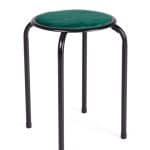 Scaun Amal, Bizzotto, catifea, 30x30x45 cm, verde