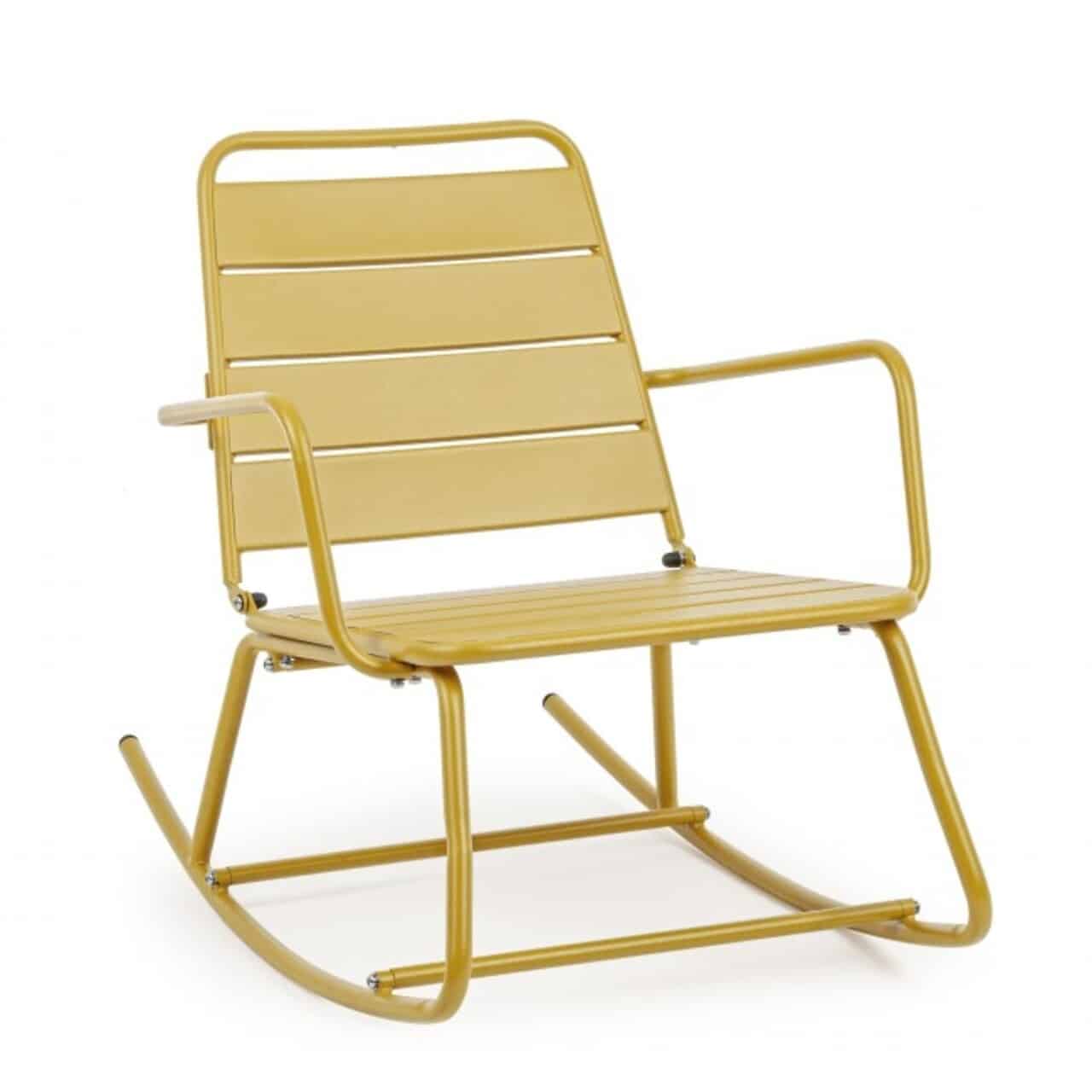l-scaun-balansoar-pentru-gradina-lillian-bizzotto-63x90x74-cm-otel-ocru Scaun balansoar pentru gradina, Lillian, Bizzotto, 63x90x74 cm, otel, ocru - imagine 1
