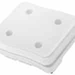 Set 3 treapte inaltatoare pentru baie Maximex, Bathroom, 38.1x48.3x10 cm, plastic, alb/albastru