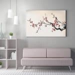 Tablou decorativ, WY108 (70 x 100), 50% bumbac/50% poliester, Lemn, Multicolor