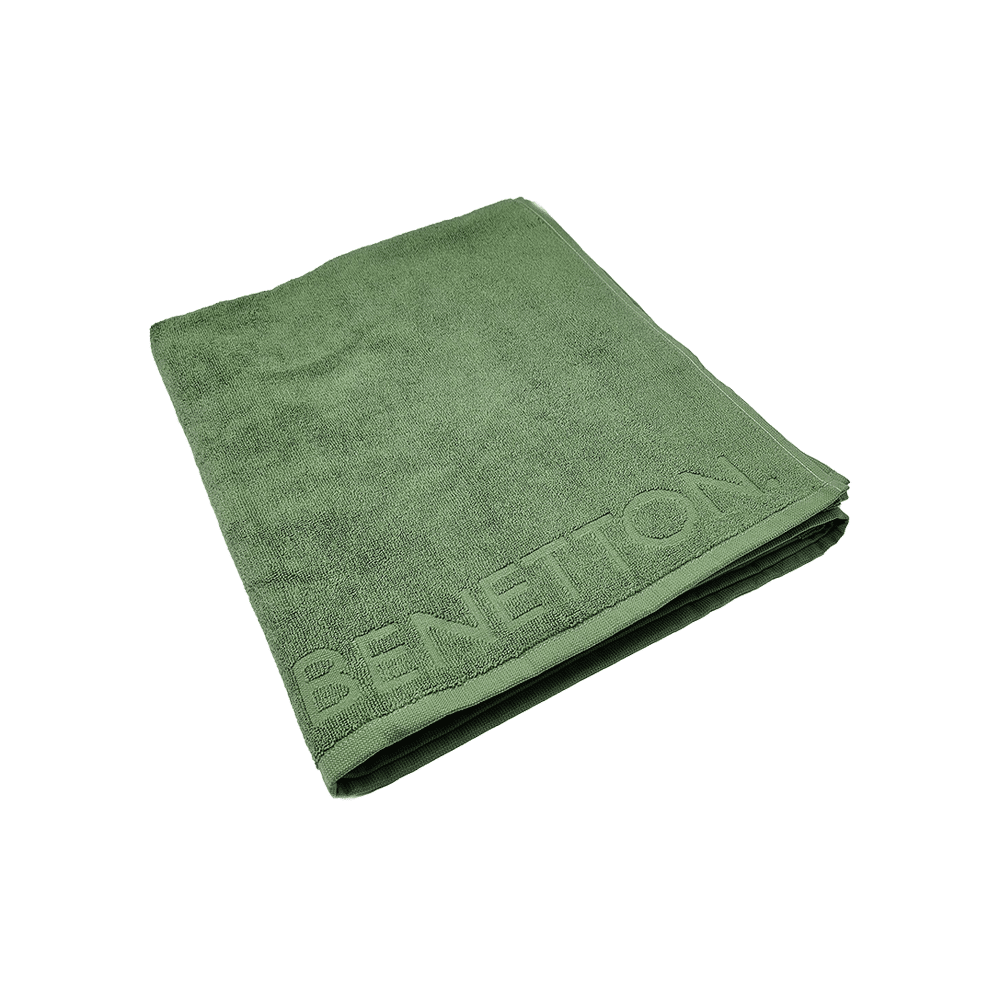 ucb-6 United Colors of Benetton Prosop Plaja 100x170 cm 100% Bumbac Olive - imagine 1